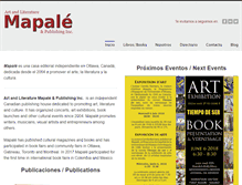 Tablet Screenshot of editorialmapale.com